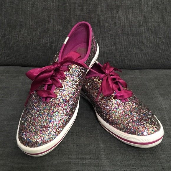 kate spade Shoes - Multi glitter keds for kate spade
